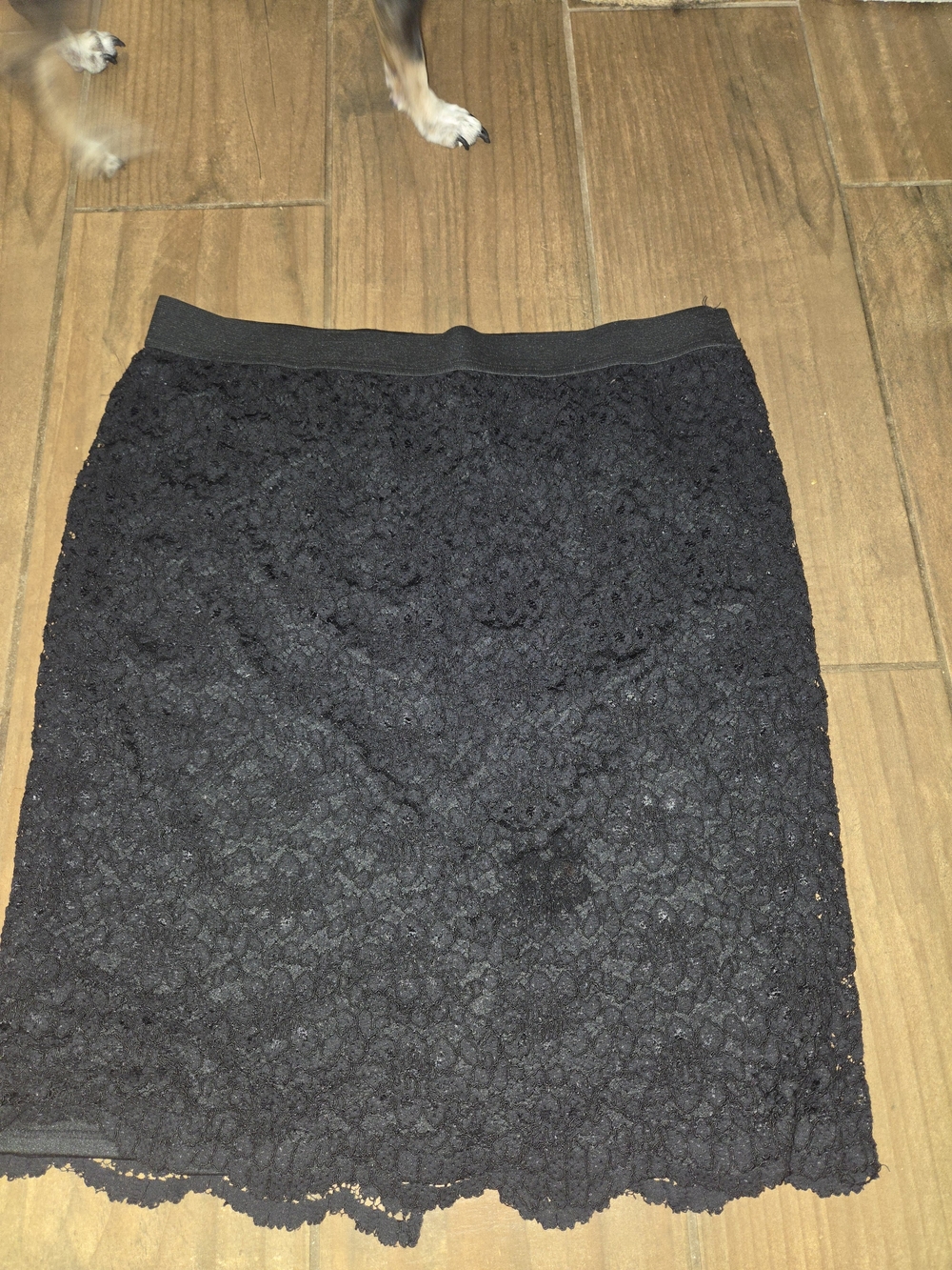 Worthington Black Lace Pencil Skirt